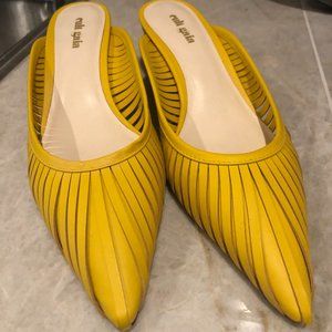 Cult Gaia Alia mule in yellow